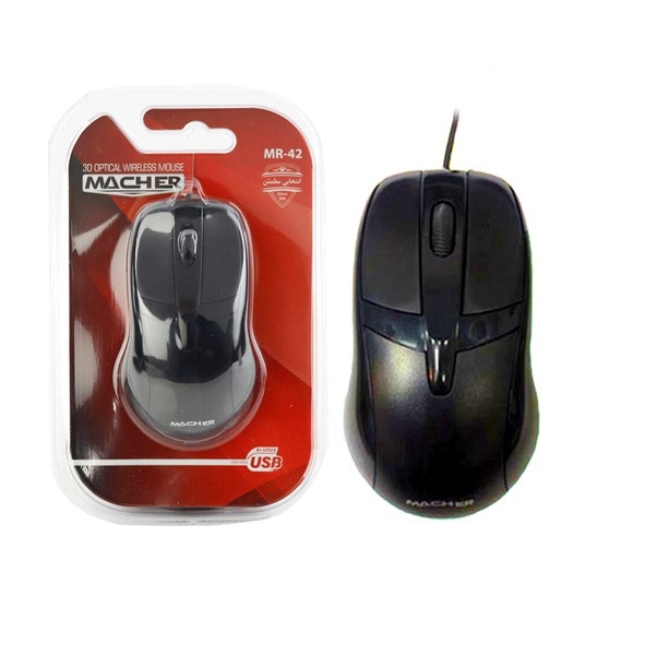 تصویر ماوس سيم دار مچر MACHER MR-42